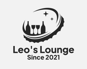 Beer Cap Lounge Bar logo design