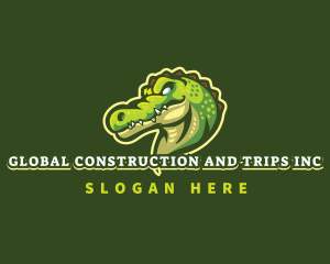 Alligator Crocodile Mascot Logo