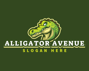 Alligator - Alligator Crocodile Mascot logo design