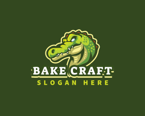 Alligator Crocodile Mascot logo design