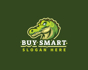 Alligator Crocodile Mascot logo design