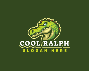 Alligator Crocodile Mascot logo design