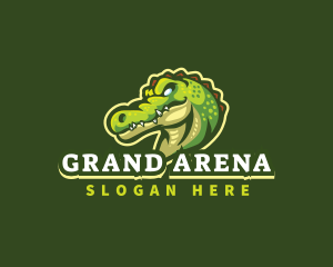 Alligator Crocodile Mascot logo design