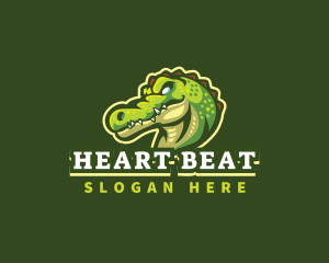 Alligator Crocodile Mascot logo design