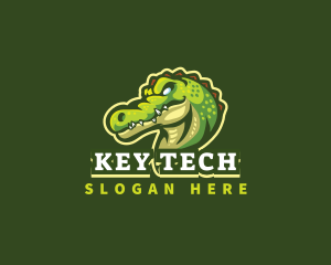 Alligator Crocodile Mascot logo design