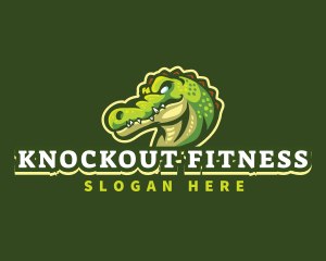 Boxing - Alligator Crocodile Mascot logo design