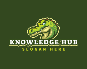 Arcade - Alligator Crocodile Mascot logo design