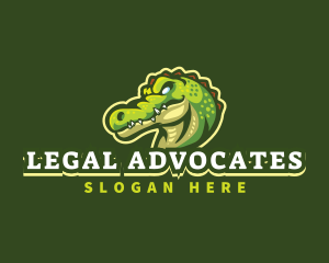 Alligator Crocodile Mascot logo design