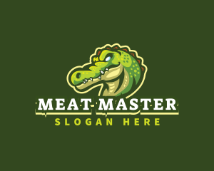 Alligator Crocodile Mascot logo design