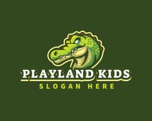 Alligator Crocodile Mascot logo design