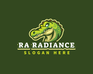 Alligator Crocodile Mascot logo design