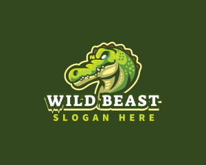 Savage - Alligator Crocodile Mascot logo design