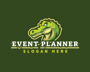 Gamer - Alligator Crocodile Mascot logo design