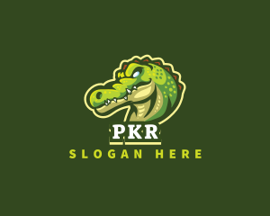 Alligator Crocodile Mascot logo design