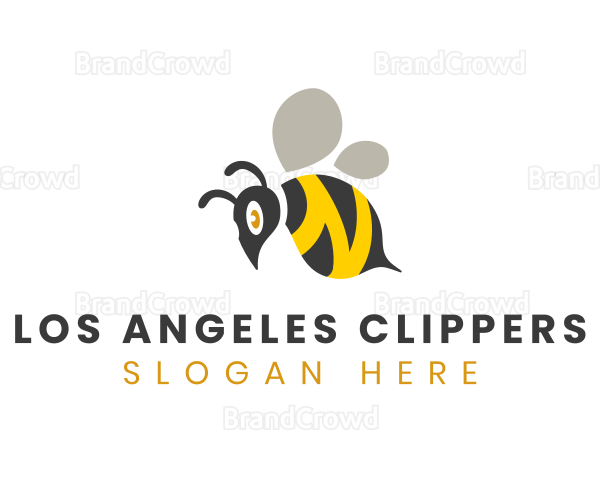 Bumblebee Insect Letter N Logo