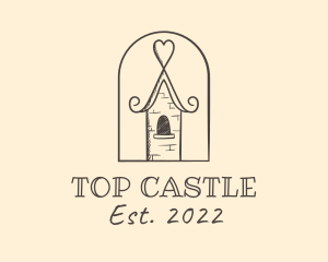 Princess Castle Sketch logo design