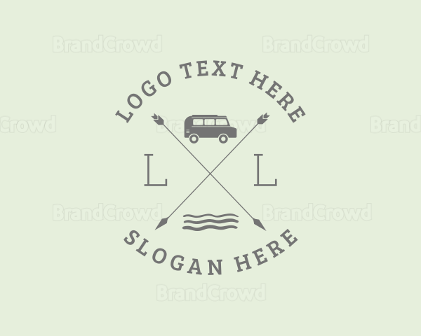 Camper Van Travel Logo