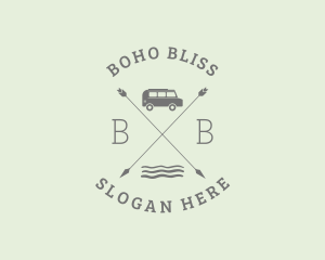 Camper Van Travel logo design