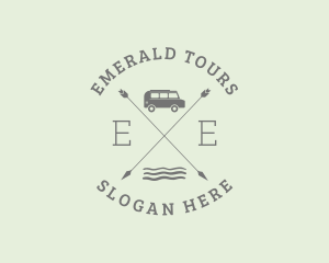 Camper Van Travel logo design