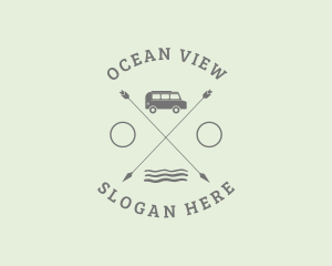 Camper Van Travel logo design