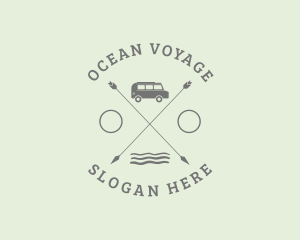 Camper Van Travel logo design