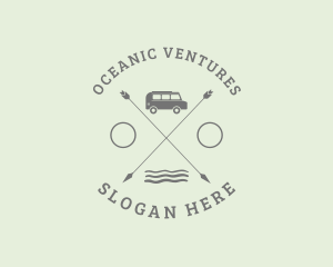 Camper Van Travel logo design