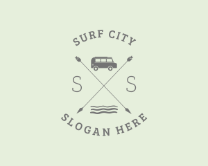 Camper Van Travel logo design