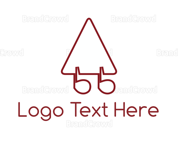 Musical Note Triangle Logo