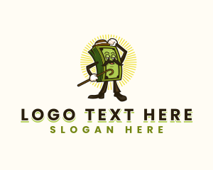 Loan - Money Dollar Mustache logo design