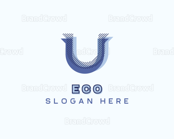 Stylish Company Letter U Logo