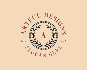 Elegant Wreath Event logo design