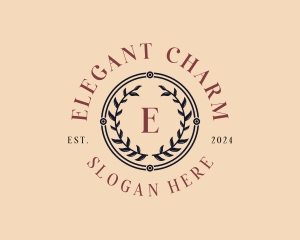 Elegant Wreath Event logo design