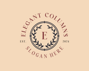 Elegant Wreath Event logo design