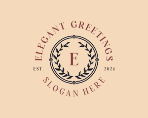 Elegant Wreath Event logo design