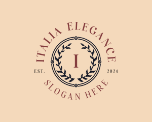 Elegant Wreath Event logo design