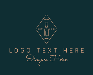 Fine Dining - Local Brewery Bottle logo design