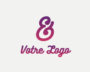 Generic Cursive Ampersand Logo