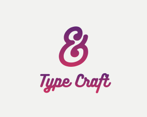 Type - Generic Cursive Ampersand logo design