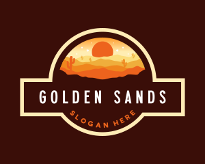 Sand - Desert Sand Dunes logo design