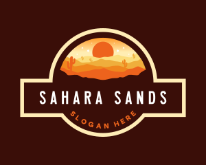 Sahara - Desert Sand Dunes logo design