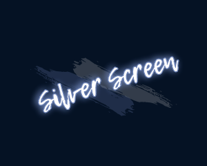 Editable - Brush Art Glow logo design