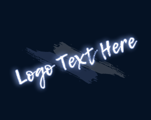 Doodles - Brush Art Glow logo design