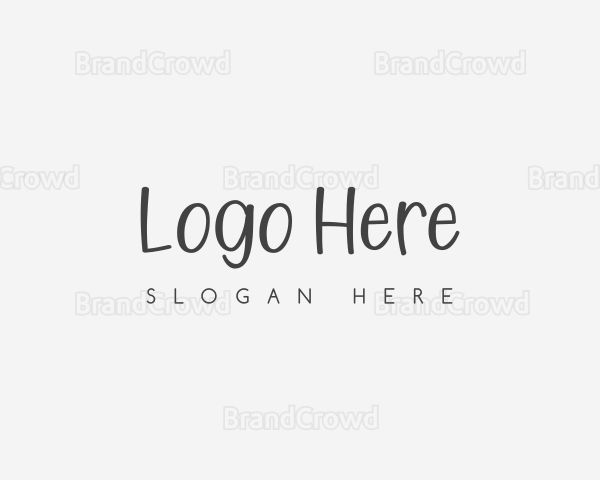 Artist Handwritten Business Logo