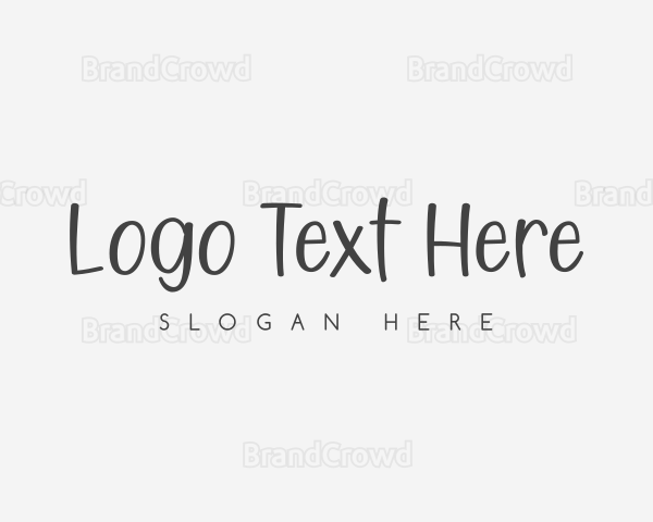 Artist Handwritten Business Logo