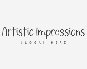 Artist Handwritten Business logo design