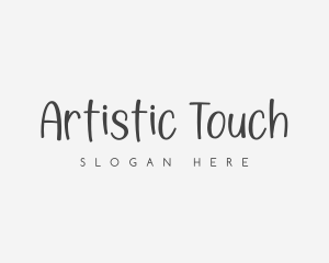 Artist Handwritten Business logo design