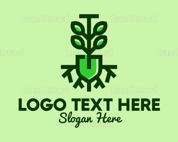 Green Eco Tree Planting Logo