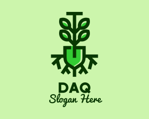 Green Eco Tree Planting  logo design