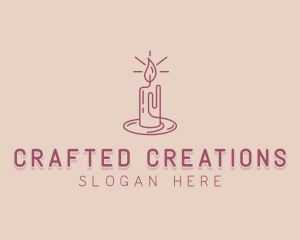 Handmade - Handmade Candle Lighting logo design