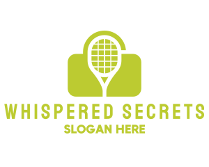Secret - Green Tennis Lock logo design